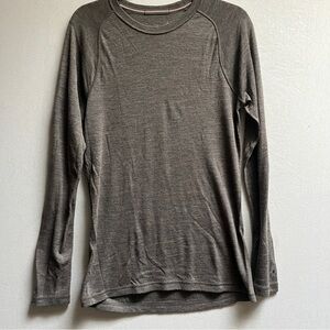 Smartwool Merino Wool Base Layer Top Grey Women’s Small